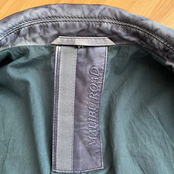 Malibu Road Ombré Leather Jacket - Picture 4 of 8